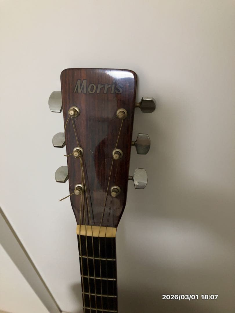 中古美品　Morris MD-502 アコースティックギター　ハードケース付き