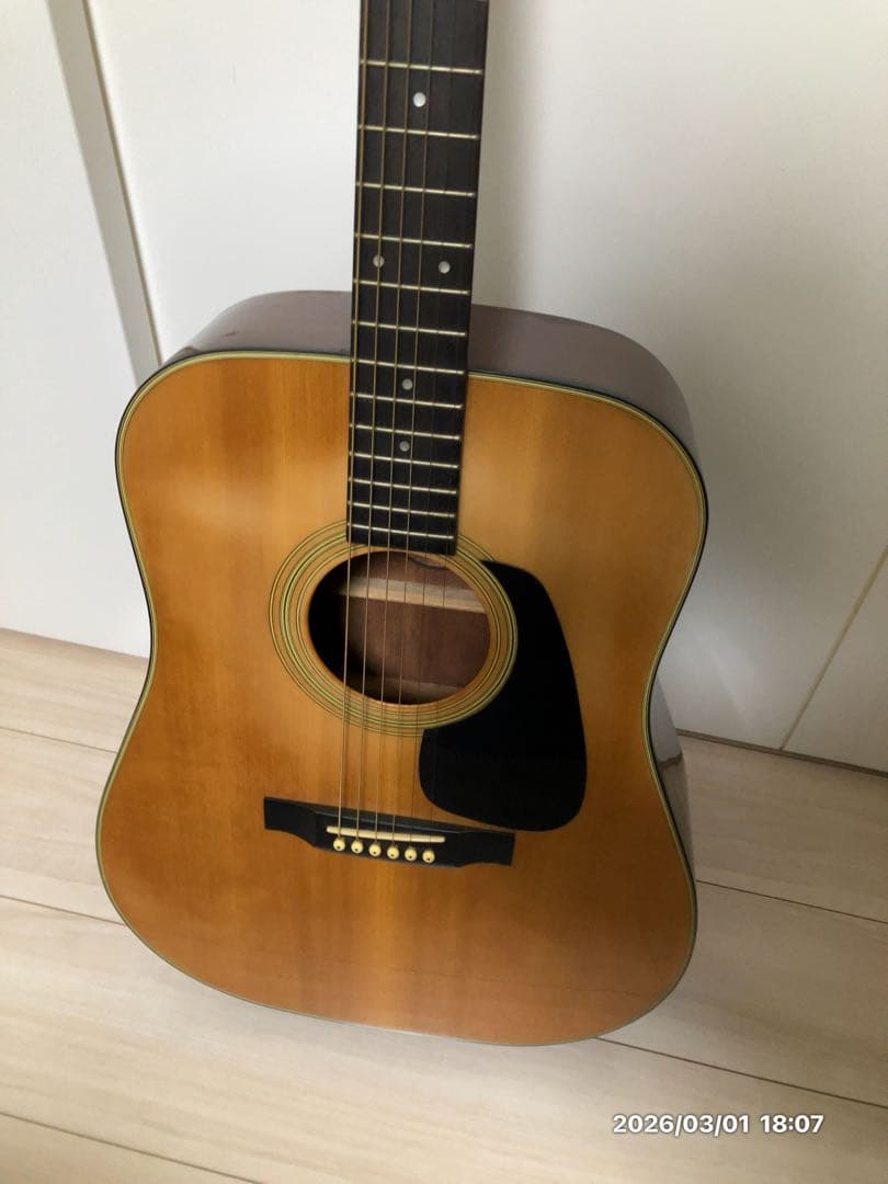 中古美品　Morris MD-502 アコースティックギター　ハードケース付き