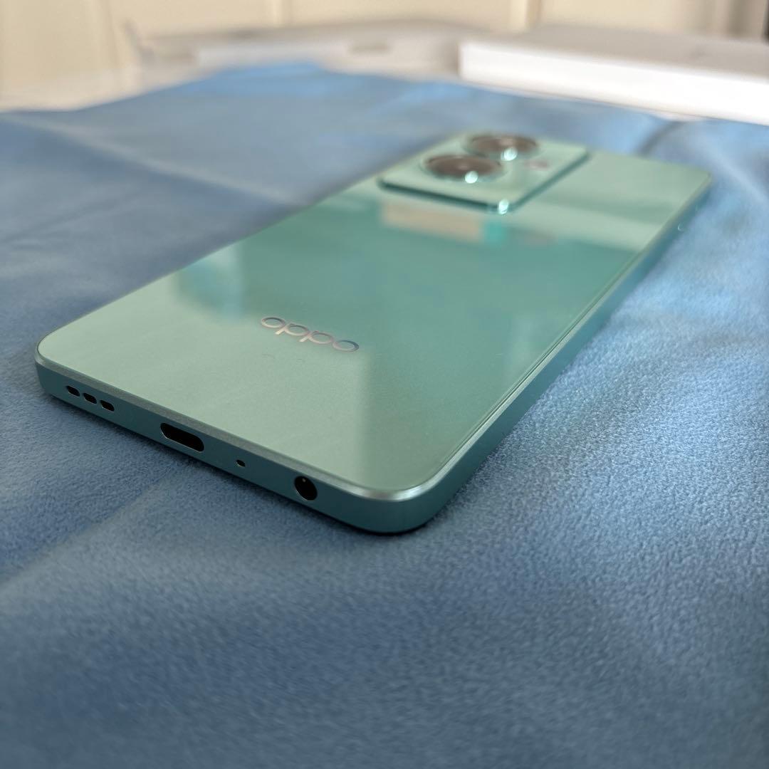oppo A79 5G新品未使用グローグリーンおまけ付き新品未使用クリアケース