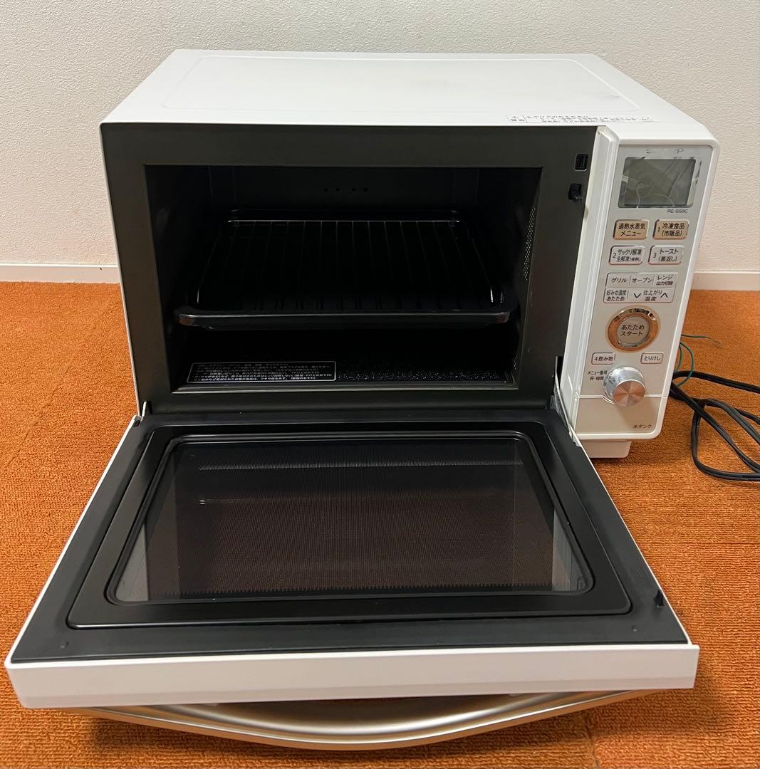 美品 SHARP オーブンレンジ 1000W出力 機能メニュー搭載 電子レンジ