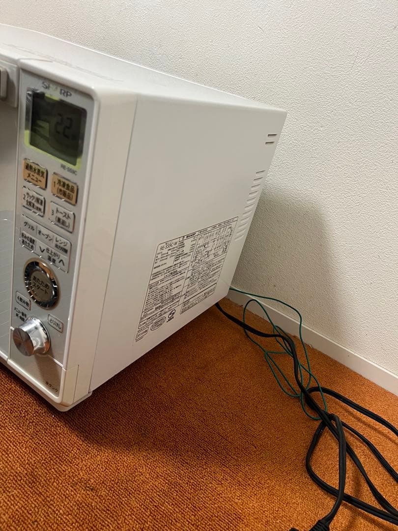 美品 SHARP オーブンレンジ 1000W出力 機能メニュー搭載 電子レンジ