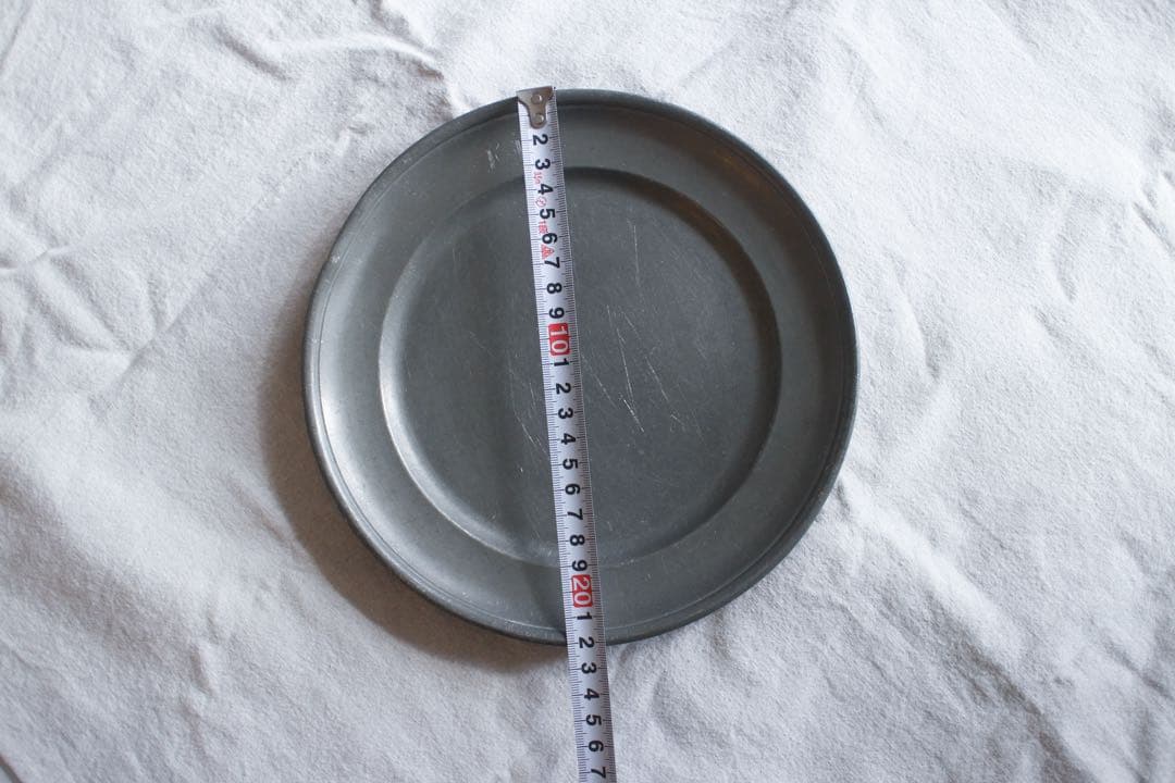 ピューター　エタン　プレート　アンティーク　皿