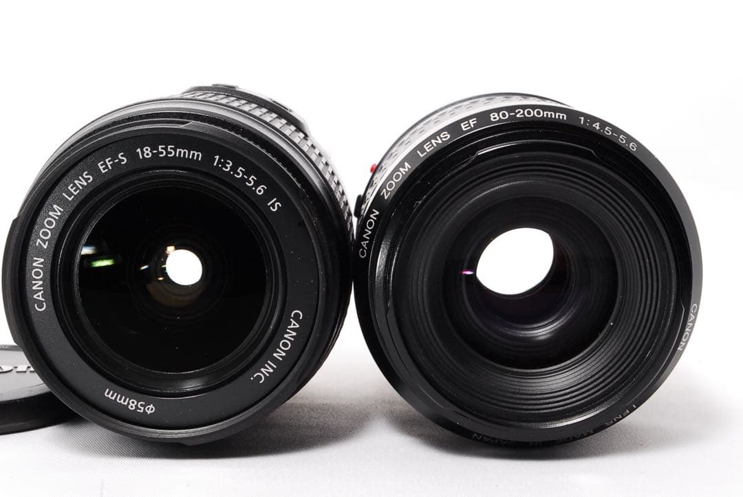 Canon Kiss X2◆ショット数僅か◆すぐ使える◆一眼レフカメラ◆Wレンズ