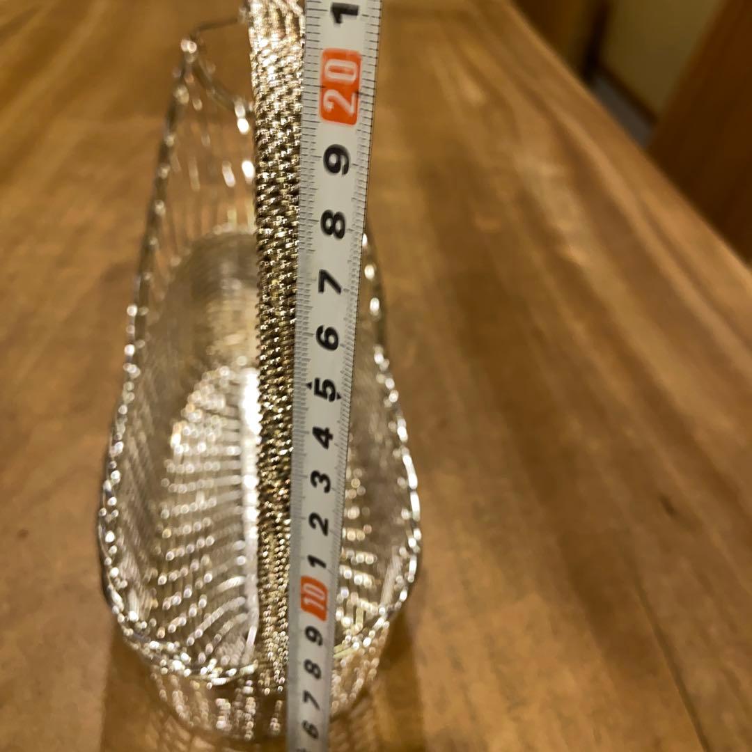 シルバーコーティング高級ワインバスケット