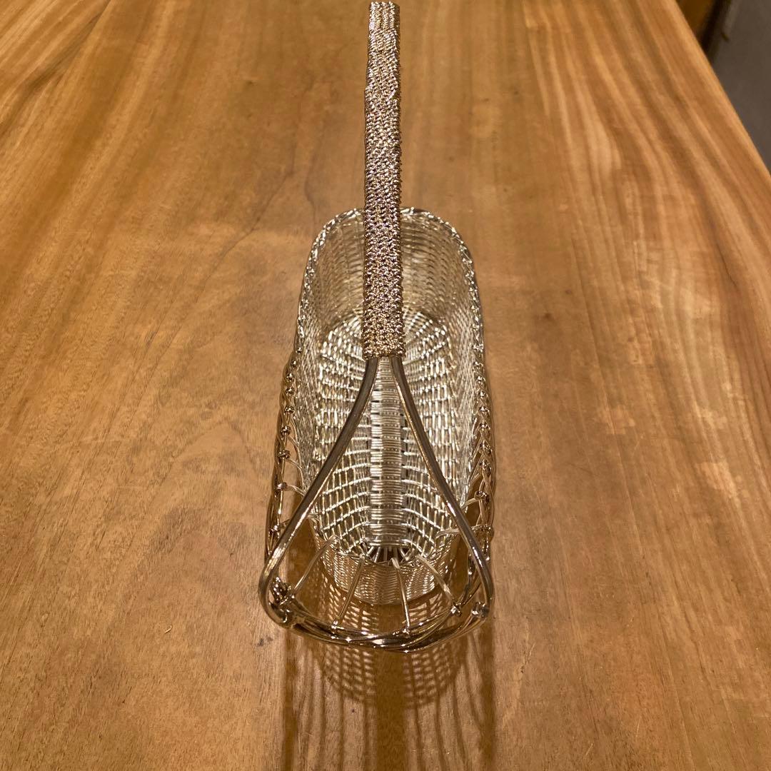 シルバーコーティング高級ワインバスケット