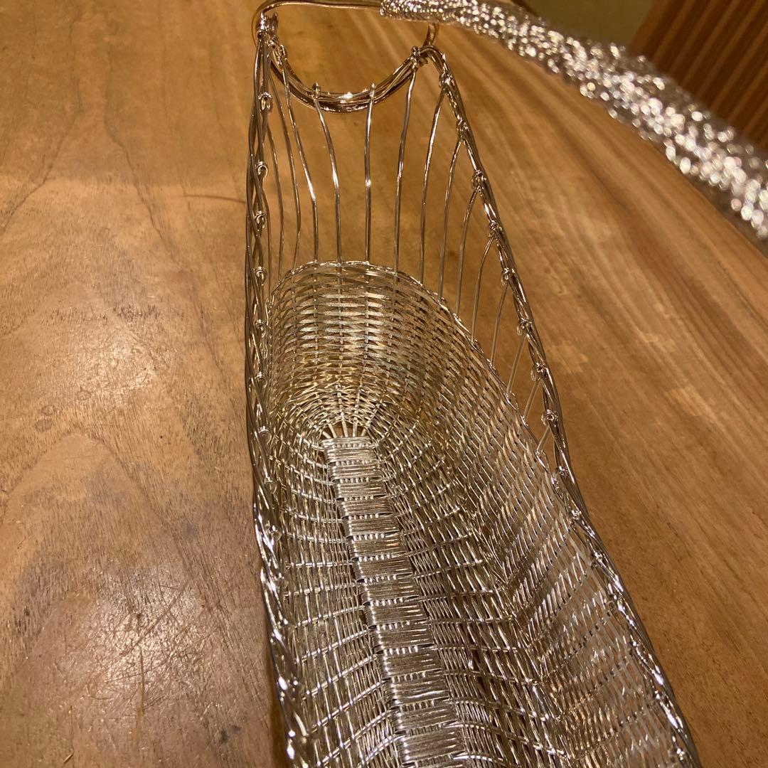 シルバーコーティング高級ワインバスケット