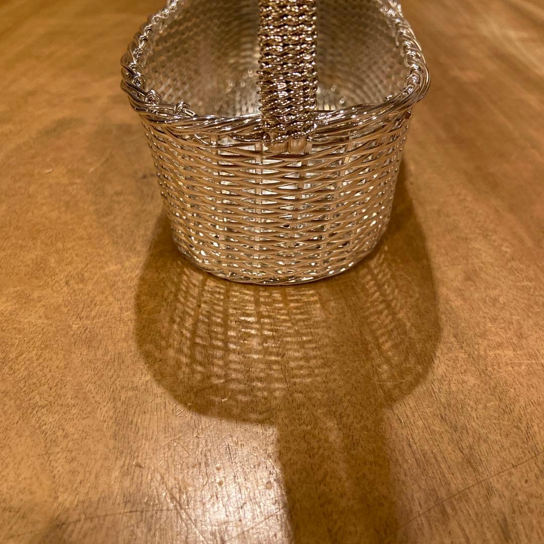 シルバーコーティング高級ワインバスケット