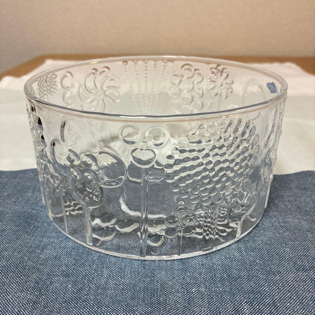 イッタラ　ヌータヤルヴィ　フローラ　ボウル　クリア　150mm　スコープ　布付き