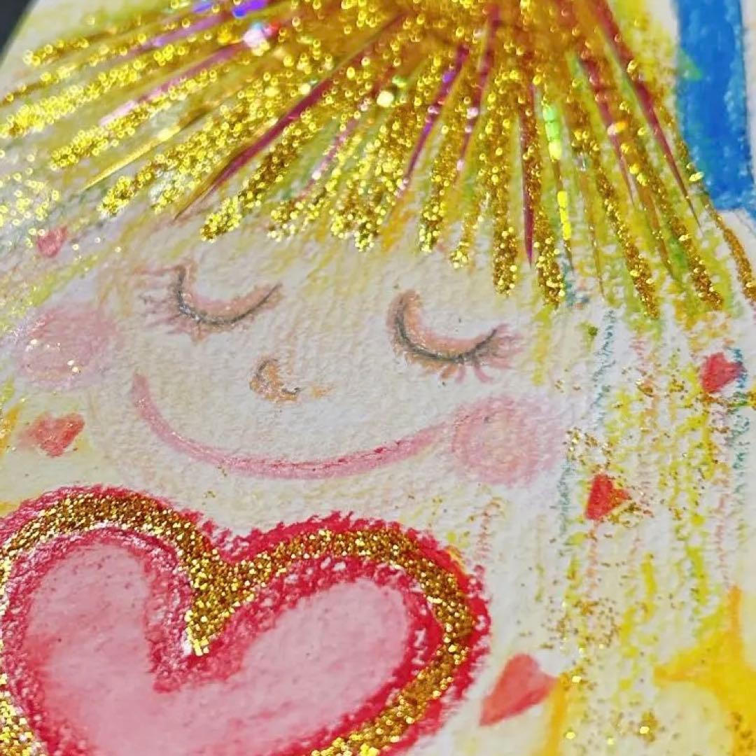 【原画】見るだけで強力浄化ヒーリング画✨「聖なる光のシャワー」