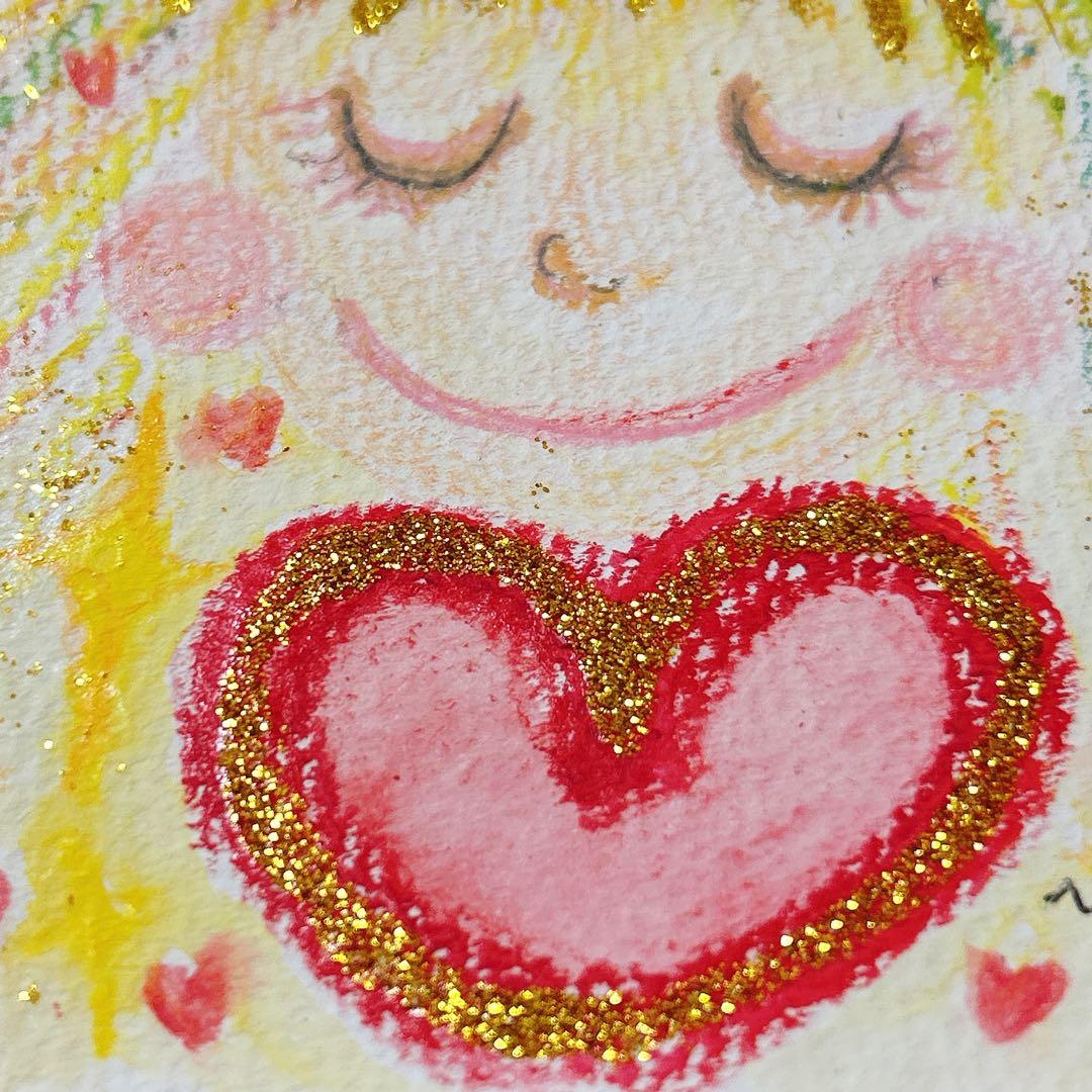 【原画】見るだけで強力浄化ヒーリング画✨「聖なる光のシャワー」