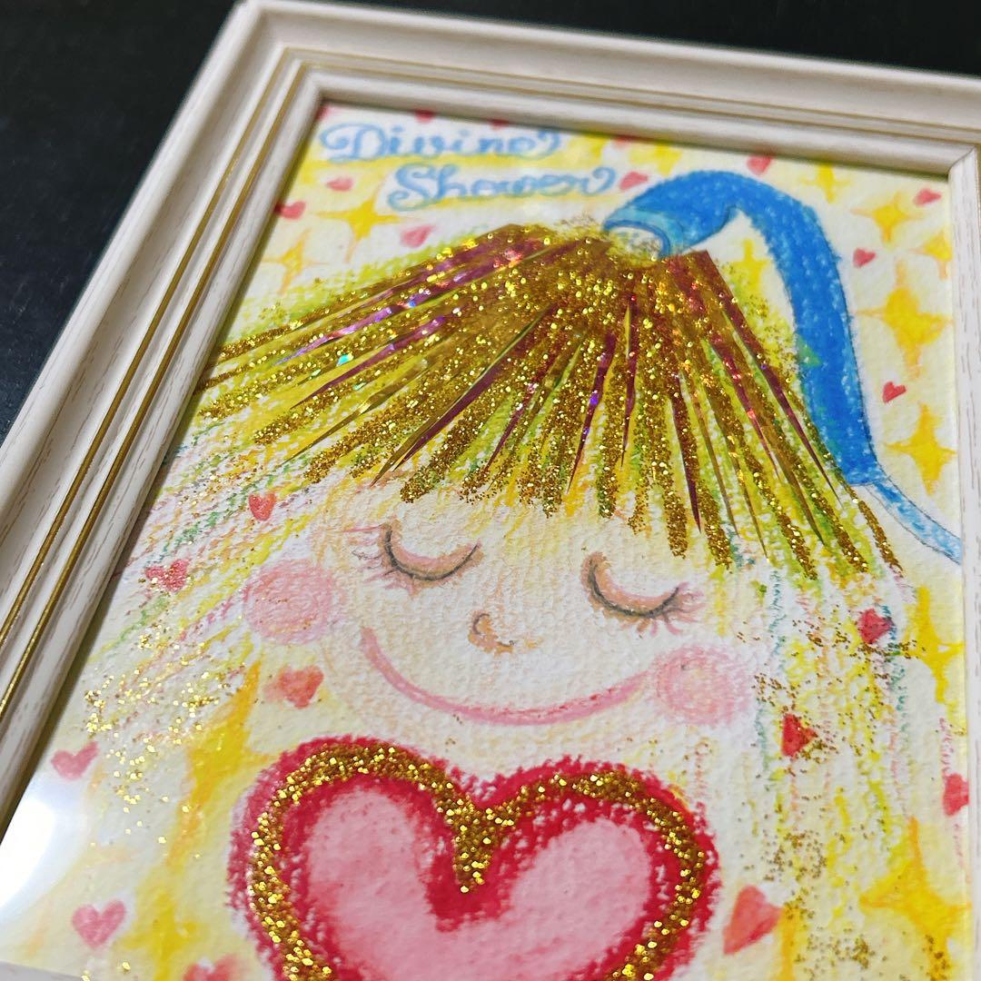 【原画】見るだけで強力浄化ヒーリング画✨「聖なる光のシャワー」