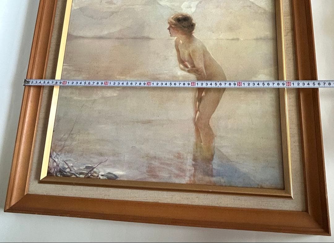 世界の名画　ポール・シャバ　9月の朝　ヌード インテリア 美術品