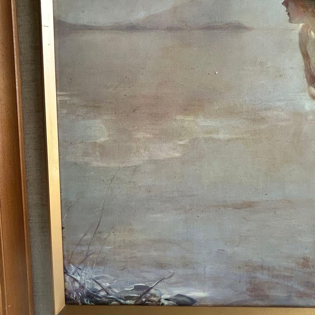 世界の名画　ポール・シャバ　9月の朝　ヌード インテリア 美術品