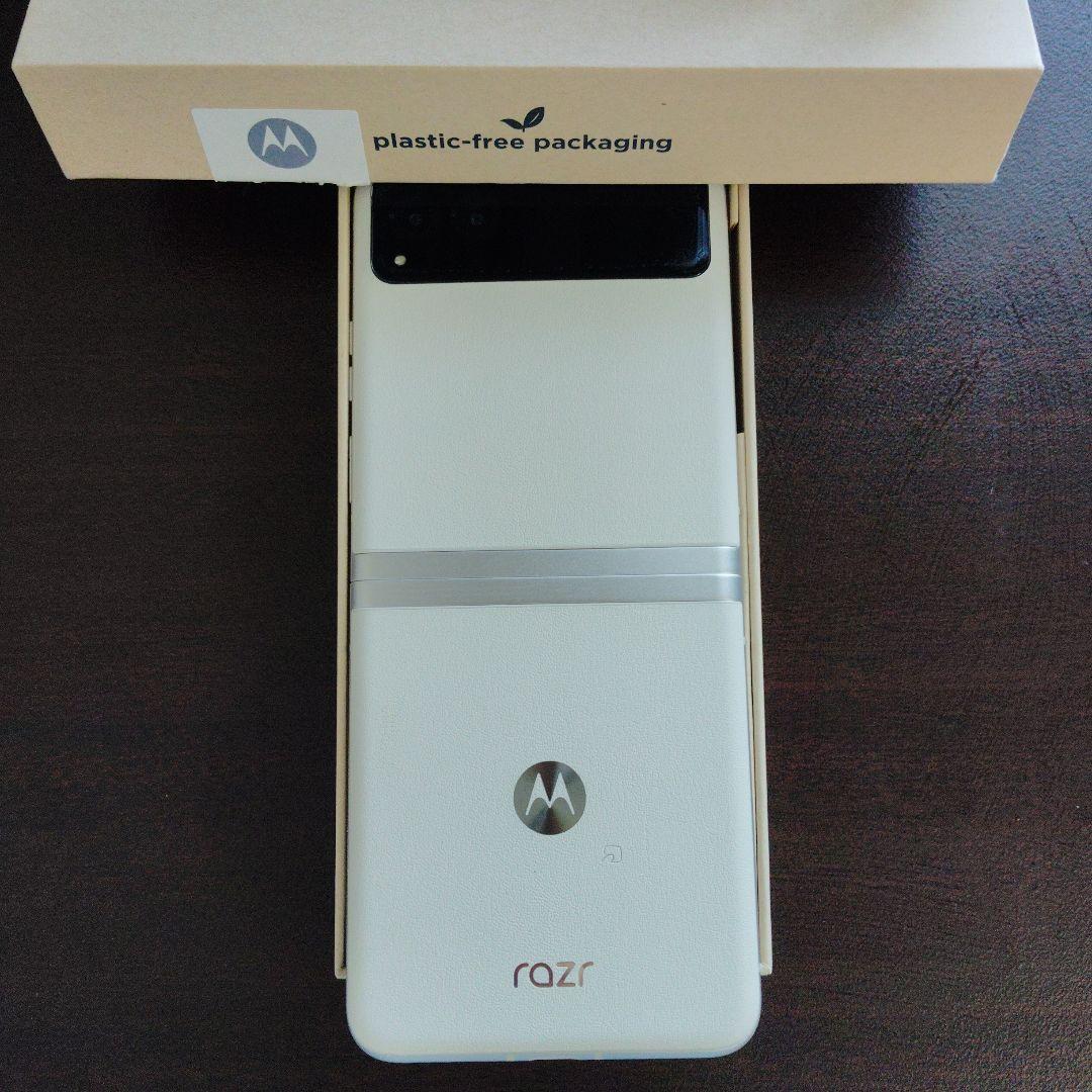 motorola razr 40 ホワイト