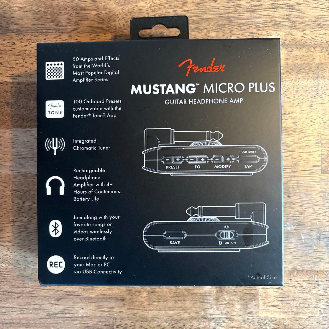 【美品・付属品完備】Fender MUSTANG MICRO PLUS