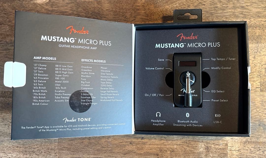 【美品・付属品完備】Fender MUSTANG MICRO PLUS