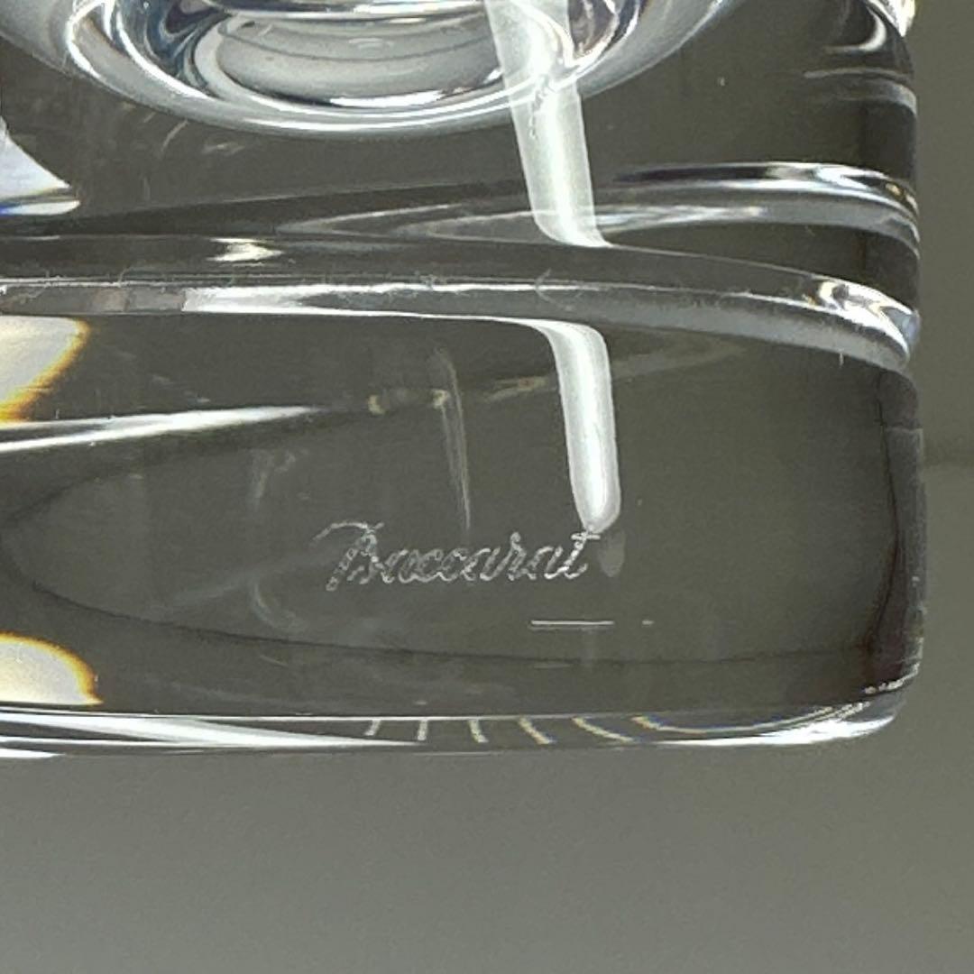 バカラ　スパイラル　フラワーベース　共箱　高さ20㎝ 東Y7-0410☆2F