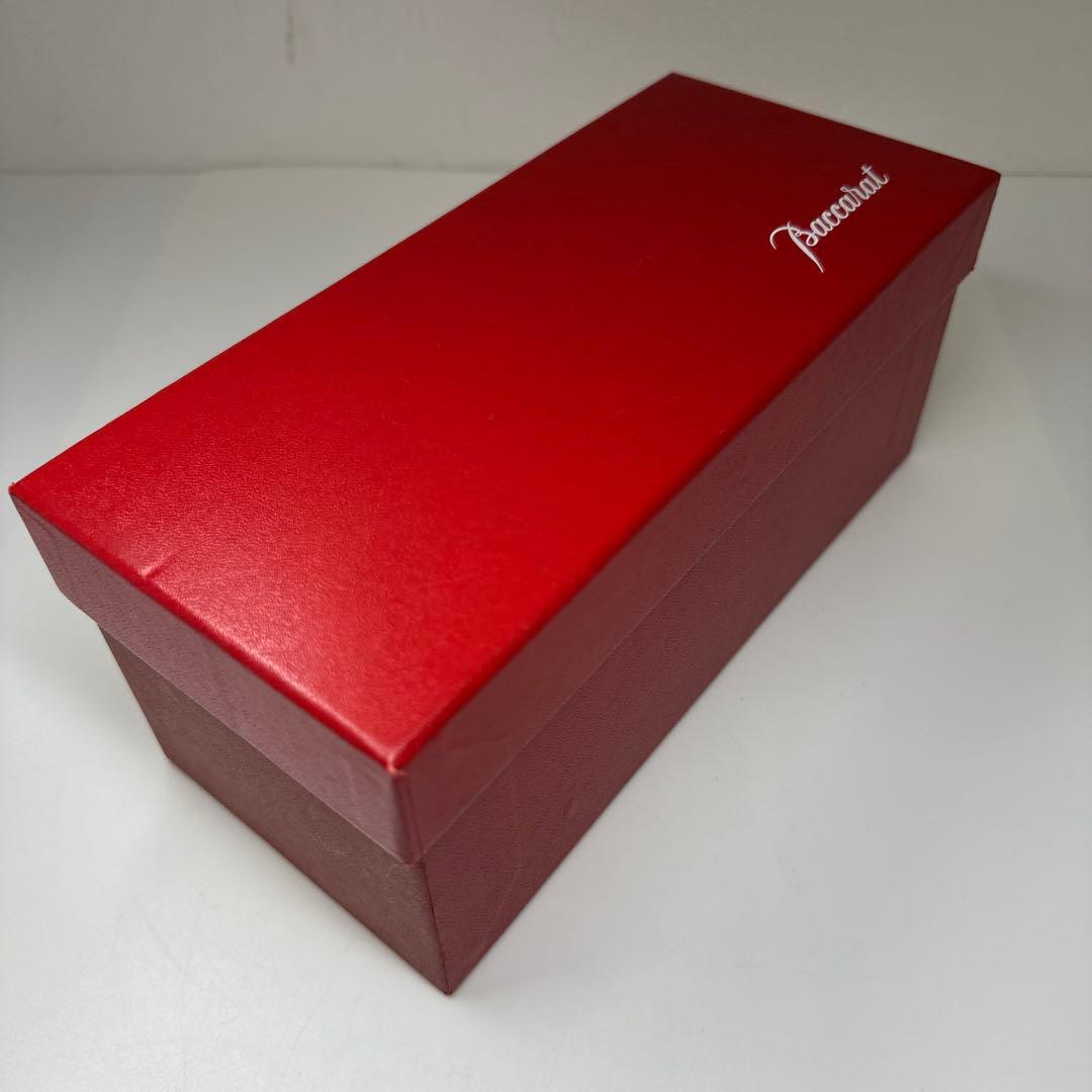 バカラ　スパイラル　フラワーベース　共箱　高さ20㎝ 東Y7-0410☆2F