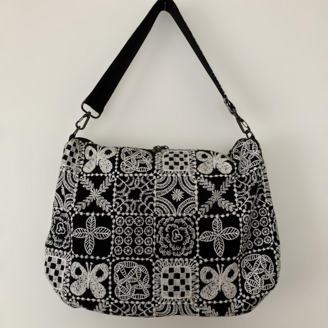 ミナペルホネン ハンドメイド ショルダーバッグ