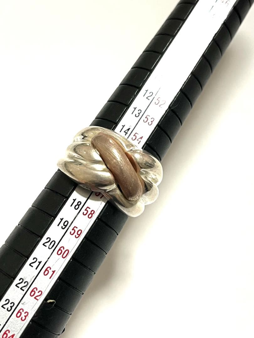 MILOR リング　指輪　SV925 シルバー　編み込み　イタリア　ヴィンテージ
