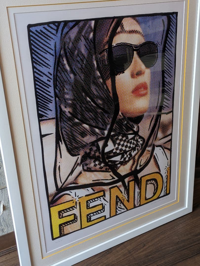 Joshua Vides ジョシュアヴィーダス　FENDI シルクスクリーン