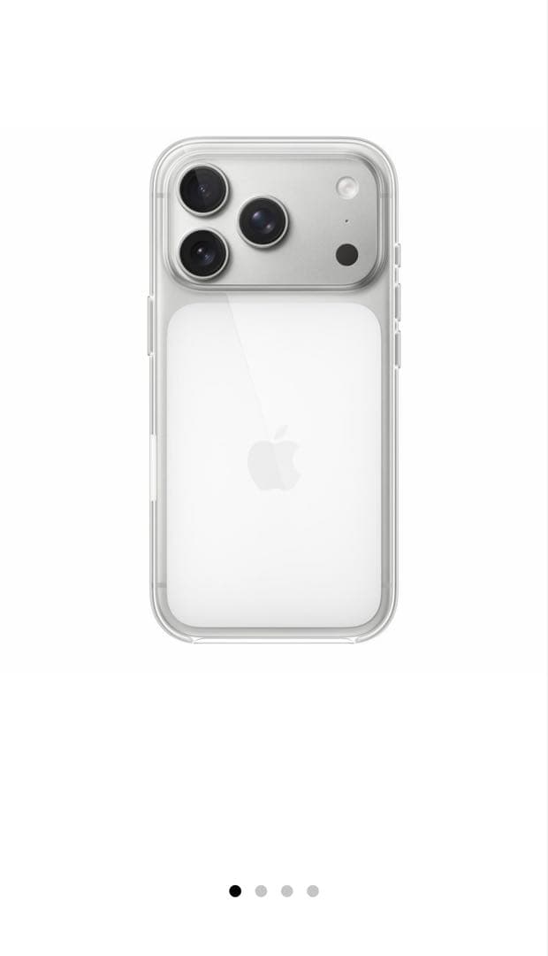 【新品未開封】Apple純正 iPhone 17 Pro クリアケース