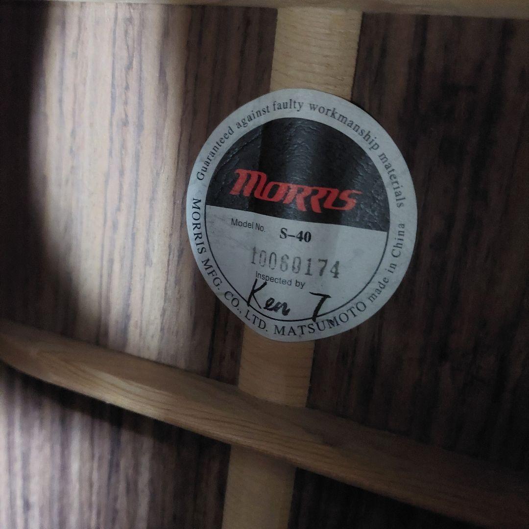 【現状品】 モーリス Morris S-40 フィンガーピッキング カッタウェイ