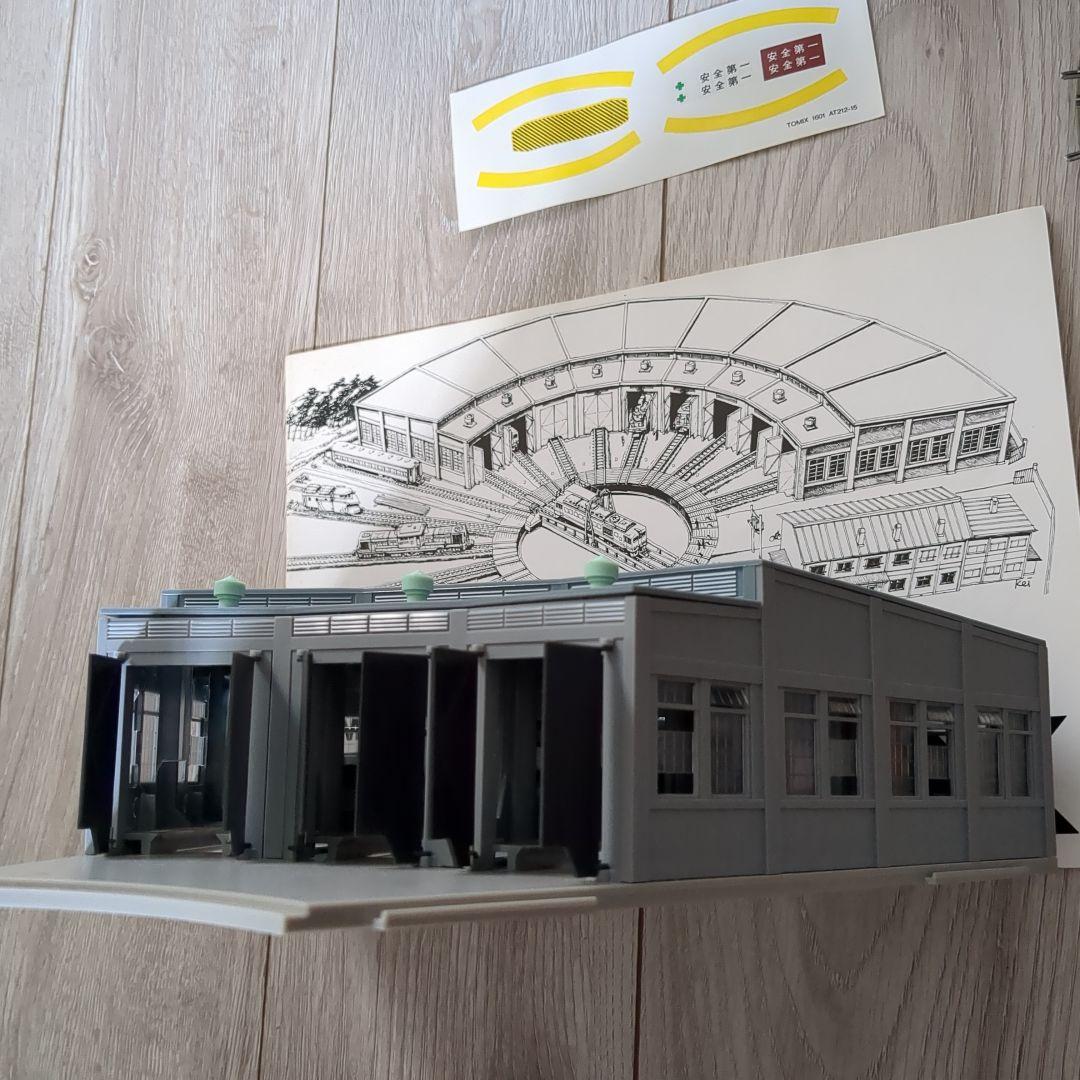 TOMIX 1601 電動ターンテーブル 4014扇型機関車庫