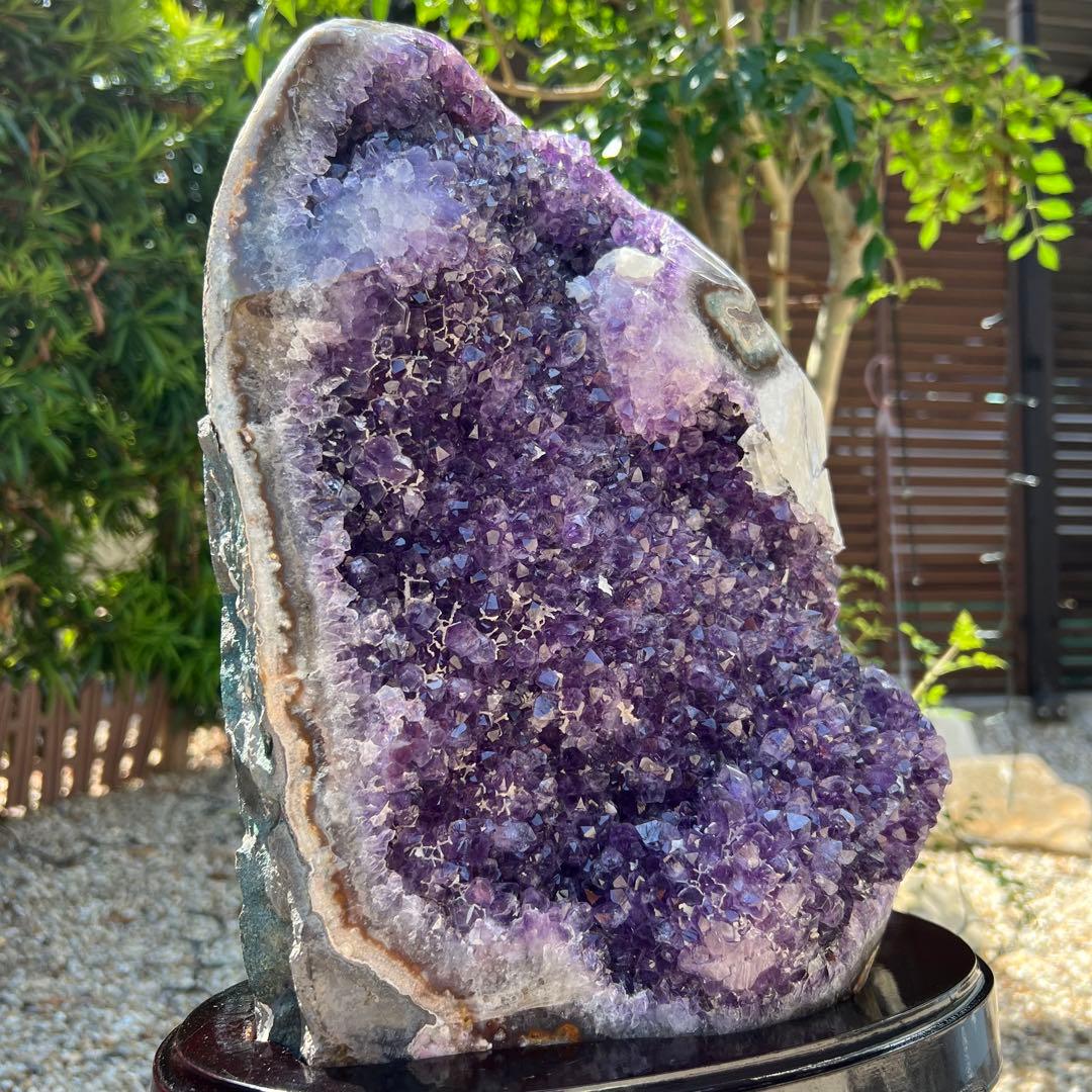 ✳️極大 12.77kg☆超大迫力‼️✨ウルグアイ産 アメジストクラスター 天然石