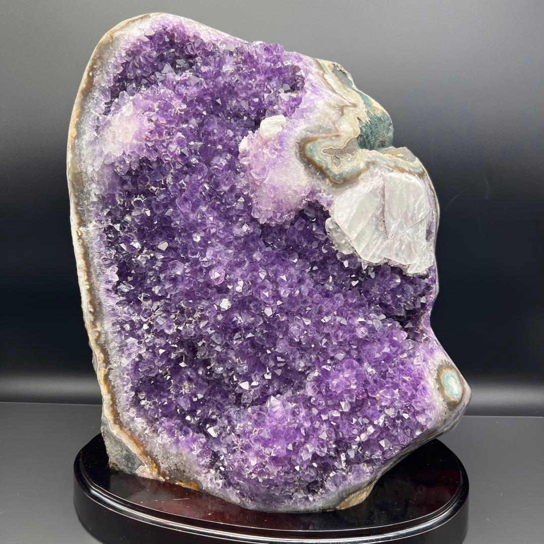 ✳️極大 12.77kg☆超大迫力‼️✨ウルグアイ産 アメジストクラスター 天然石