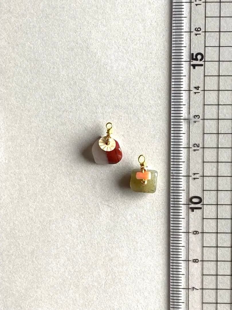 no.0418 バイカラーとお抹茶のジェイド　一点物
