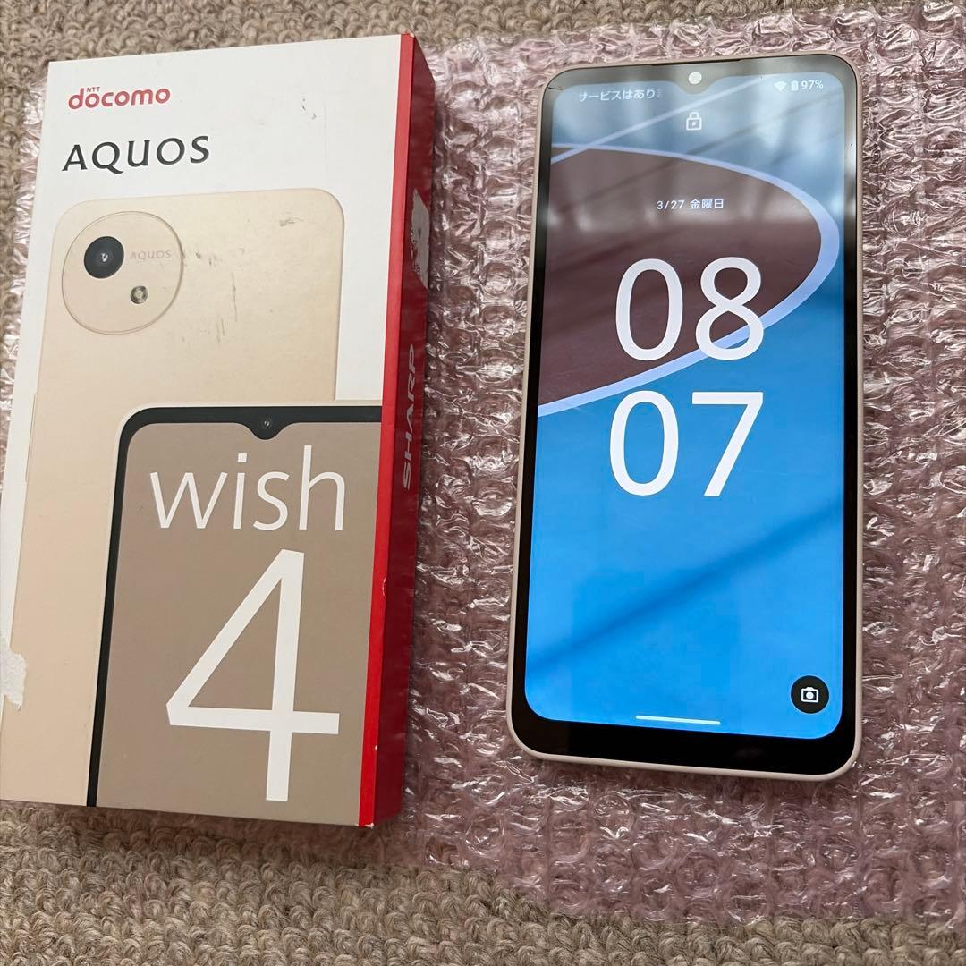 AQUOS wish4 SH-52E SIMフリー 白