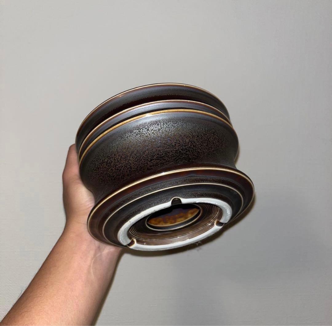 XL SIZE 植木鉢 作家鉢 グラキリス パキプス 恵比寿笑い 黒鬼城 魔界玉