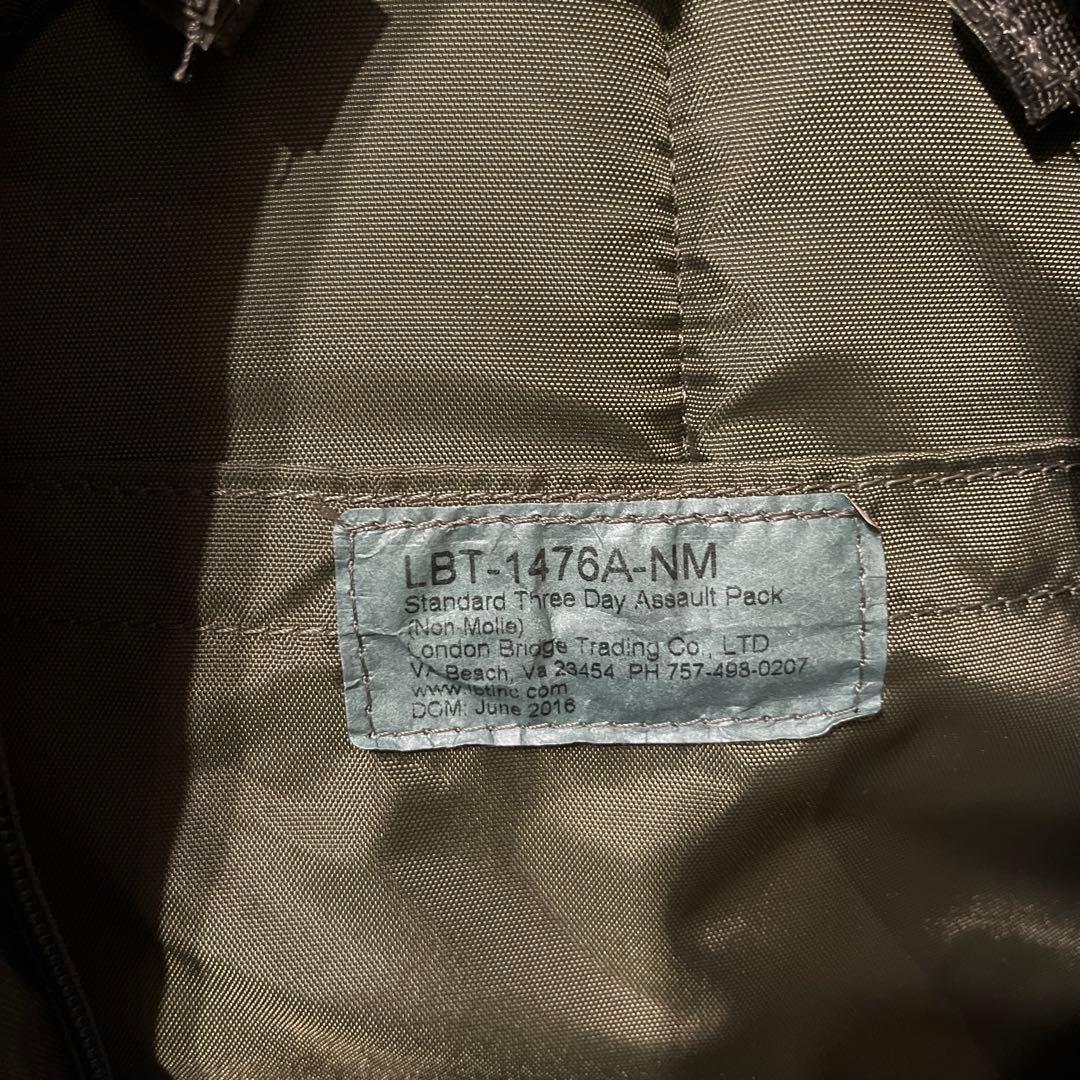 LBT 1476A-NM 3DAY バックパック マスグレー