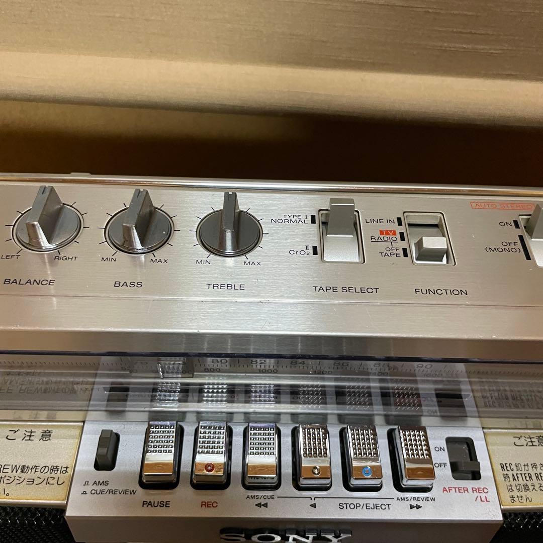 SONY／ソニー／ラジカセ／CFS-V3／メンテナンス済み／メンテセット付属