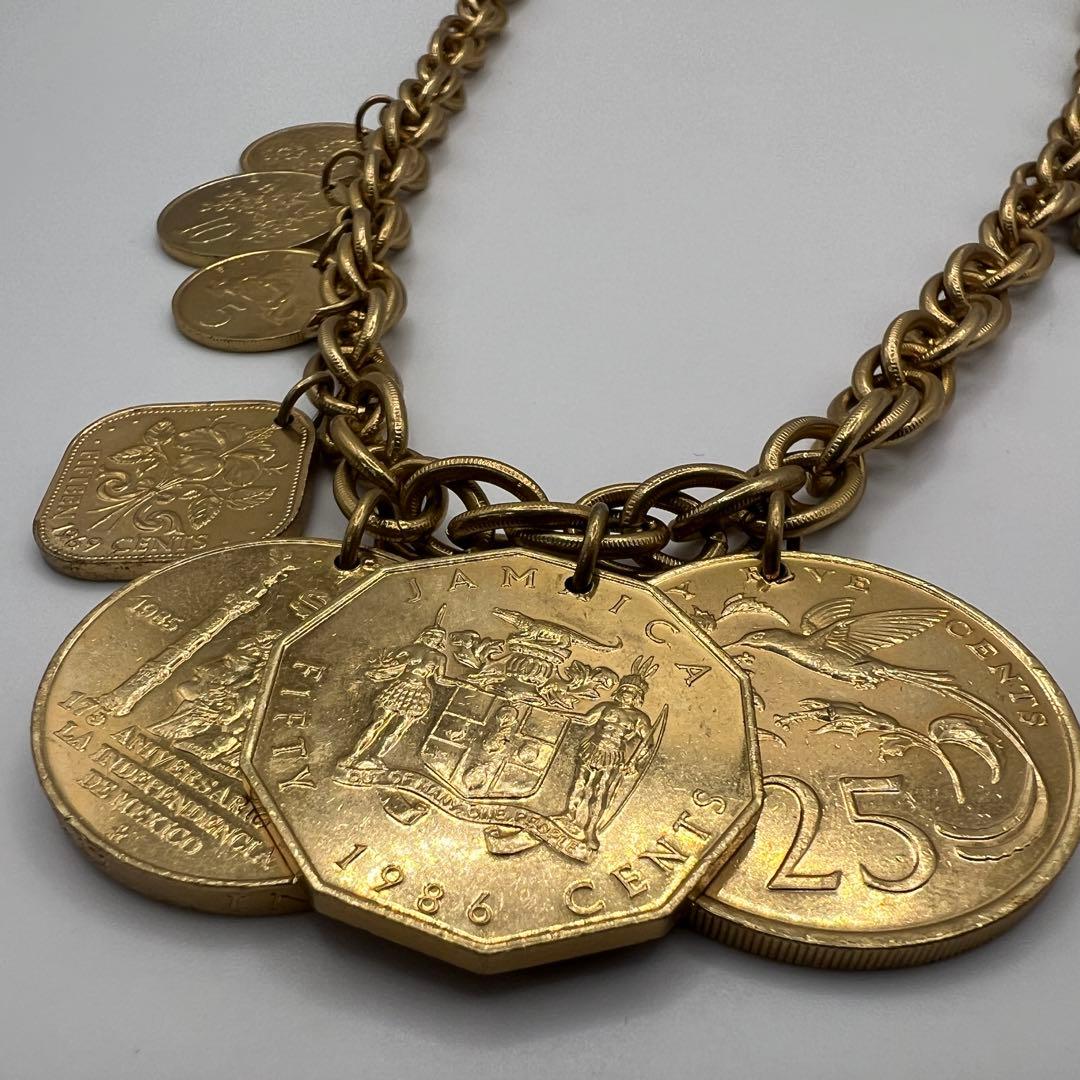 Vintage FRANKLIN MINT Coin Necklaceネックレス