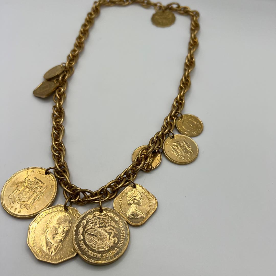 Vintage FRANKLIN MINT Coin Necklaceネックレス