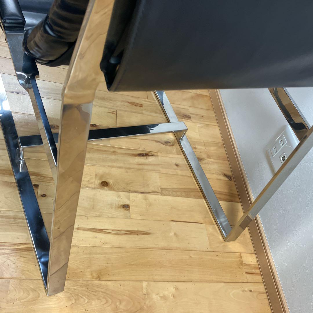 廃盤　美品　ARMONIA MODENA ラウンジチェア　高級レザー　モデナ