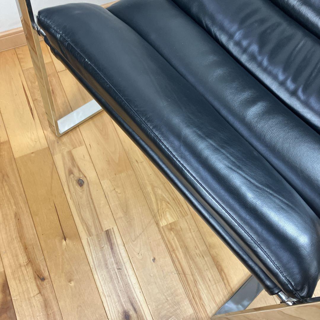 廃盤　美品　ARMONIA MODENA ラウンジチェア　高級レザー　モデナ