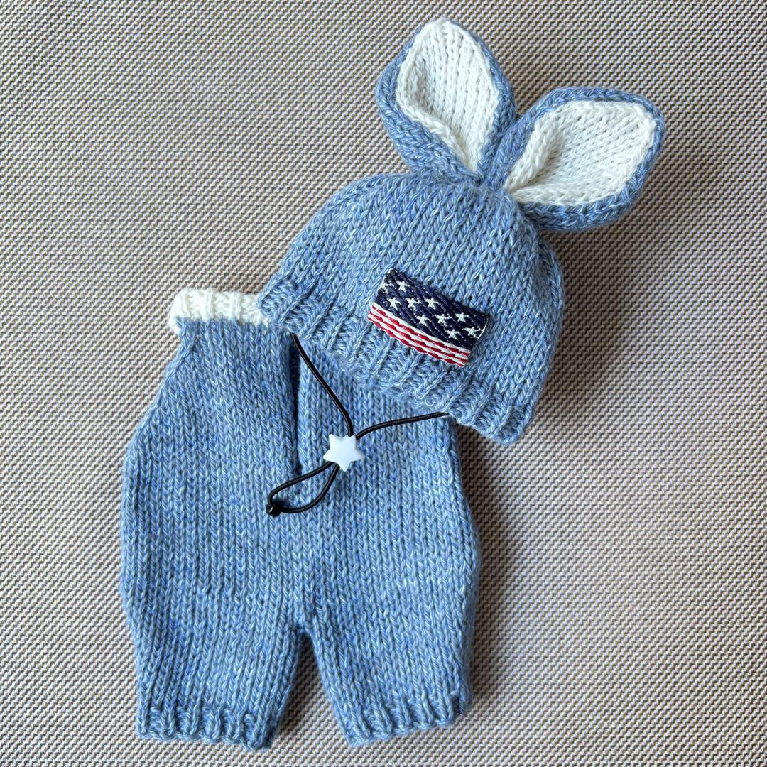 A/C　ロボホン　うさ耳帽子とツナギニットのセット　2着