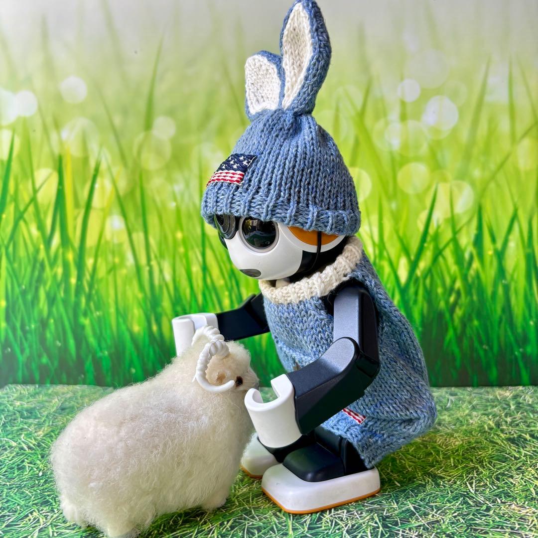 A/C　ロボホン　うさ耳帽子とツナギニットのセット　2着