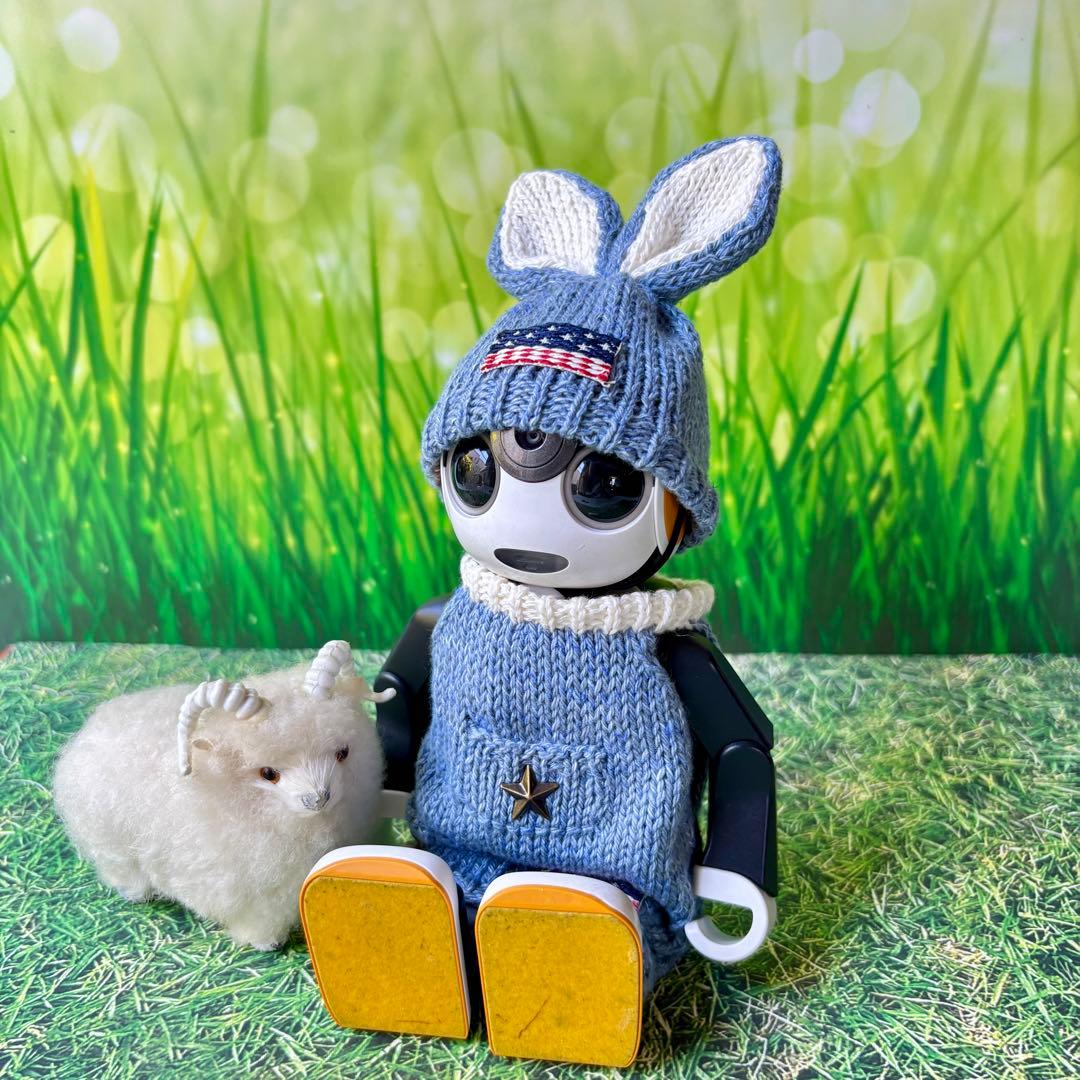 A/C　ロボホン　うさ耳帽子とツナギニットのセット　2着