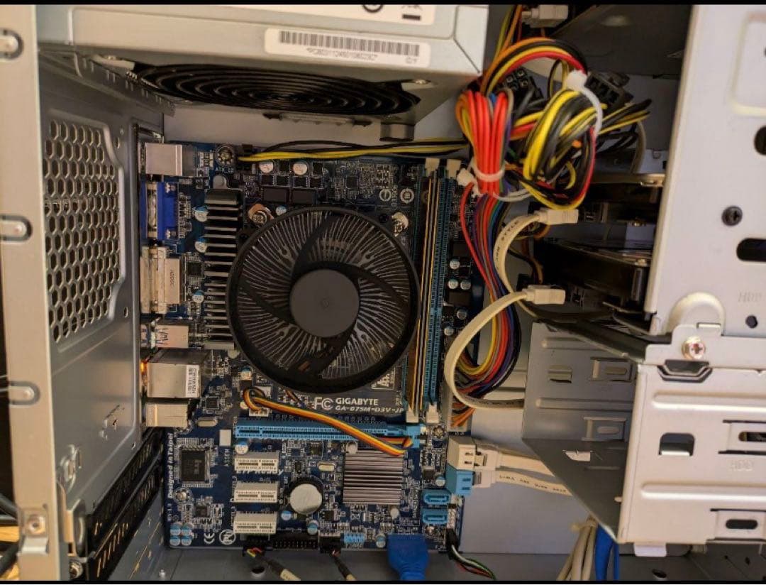 windows10 pro 64bit版デスクトップPC 黒