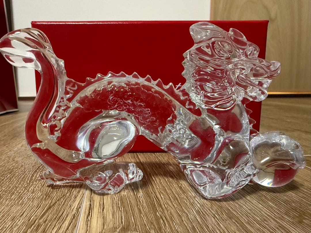 Baccarat クリスタル ドラゴン置物