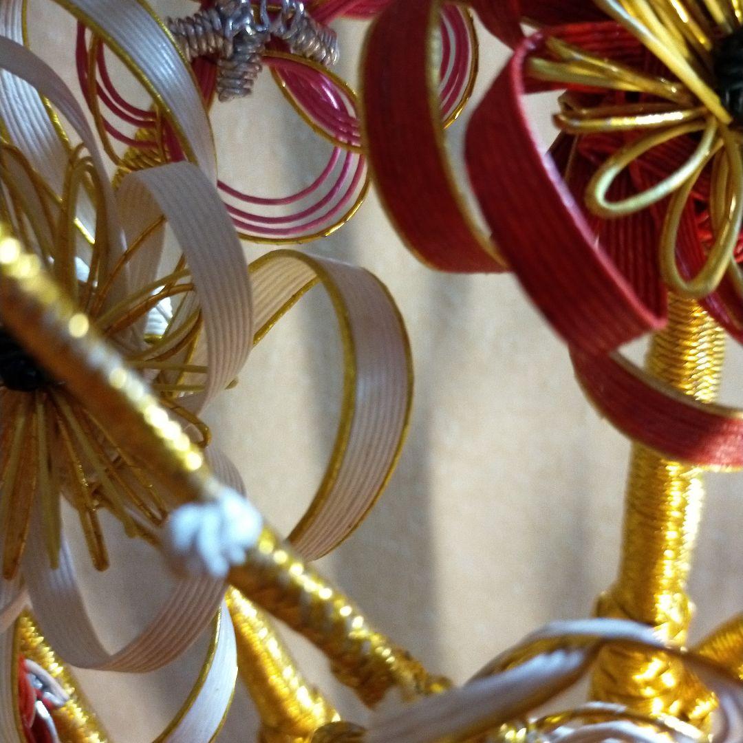 ２２７３水引の伝統工芸 梅の木 高さ55cm かなり大きさ