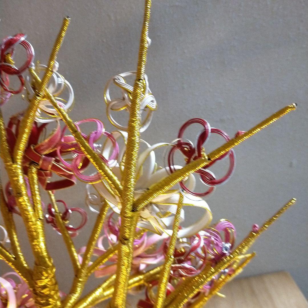 ２２７３水引の伝統工芸 梅の木 高さ55cm かなり大きさ