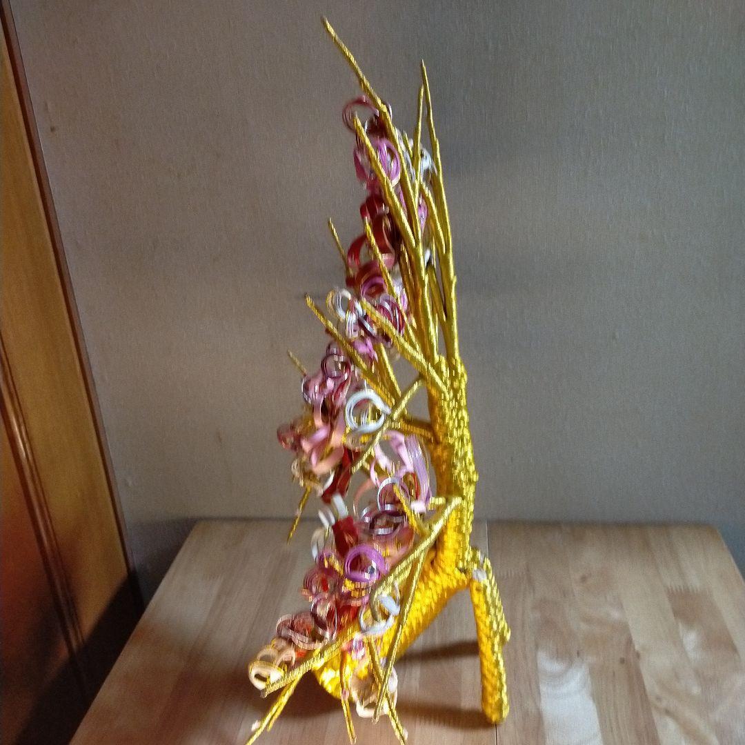 ２２７３水引の伝統工芸 梅の木 高さ55cm かなり大きさ