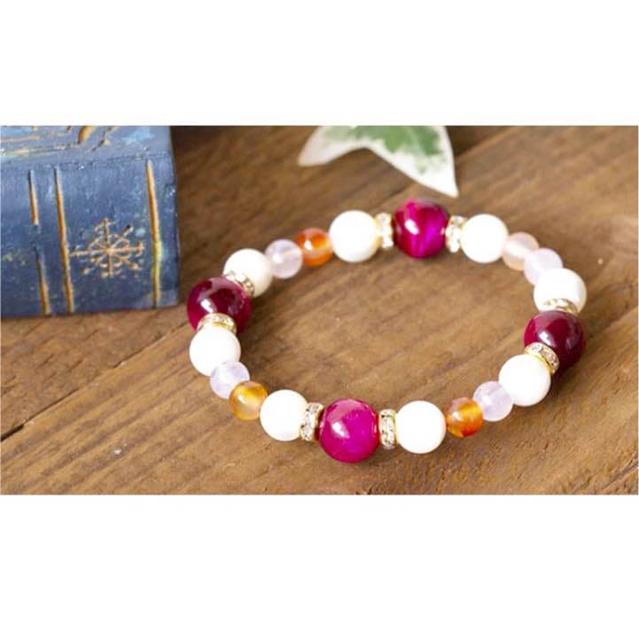 7月生まれの誕生石ブレスレット恋愛と金運のお守り【祈願済み】