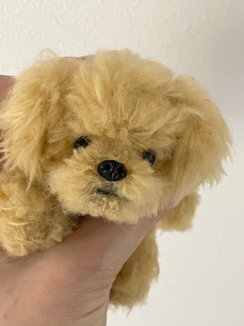 ★ハンドメイド★ いっしょにおでかけ トイプードル ぬいぐるみ アプリコット
