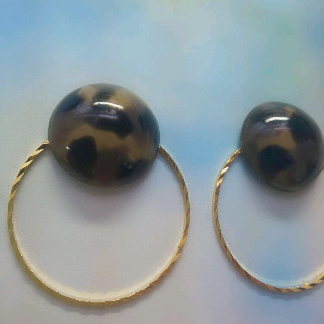 No.736   ヒョウ柄×リング